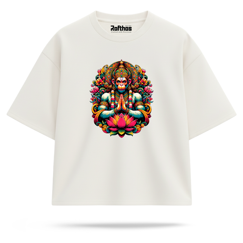 Blissful Bajrangbali (Oversized Fit)