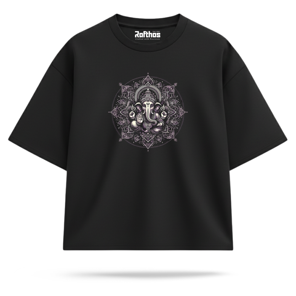 Divine Mandala Ganesha (Oversized Fit)