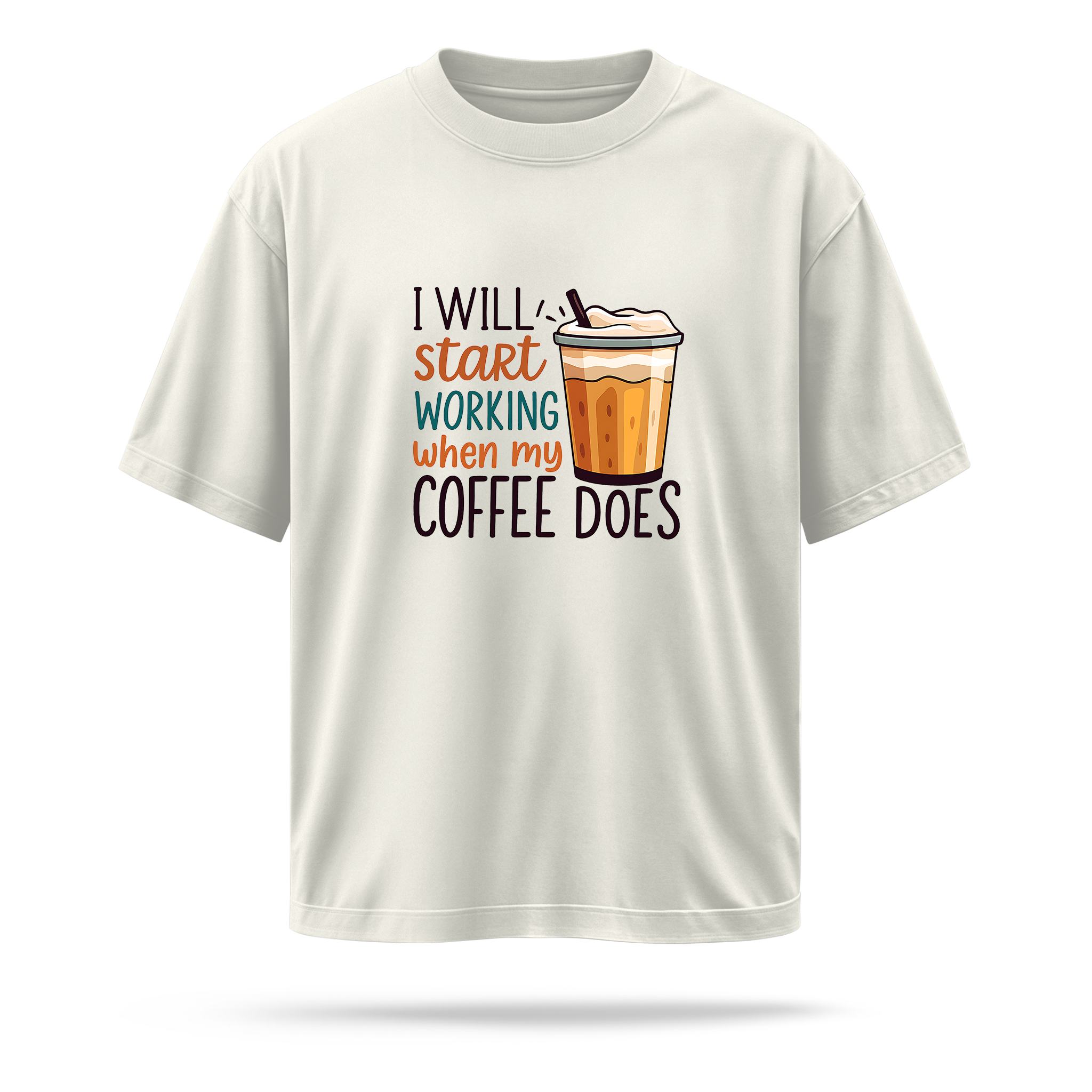I Will Start Working When My Coffee Does (Regular Fit)