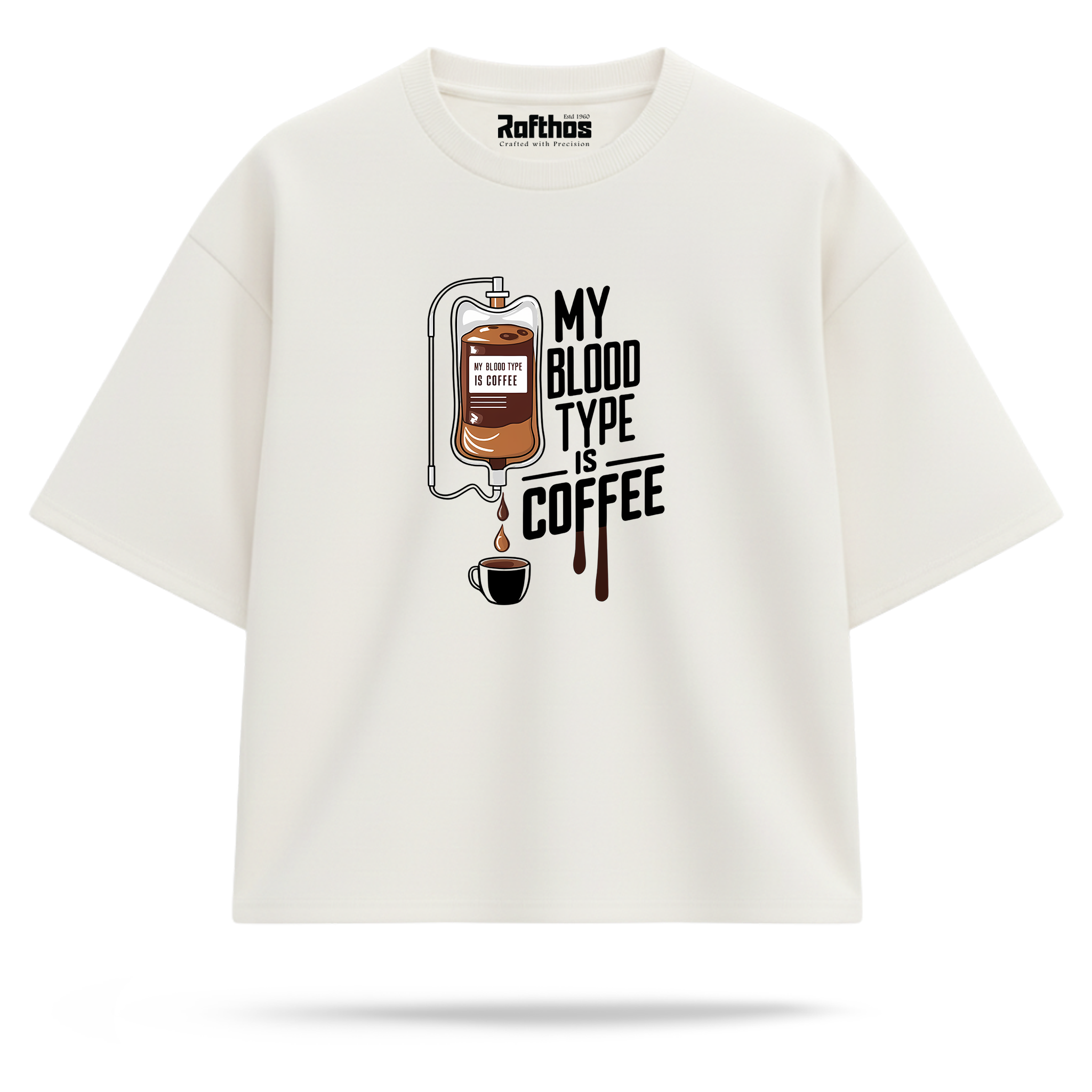 My Blood Type Is Coffee (Oversized Fit)