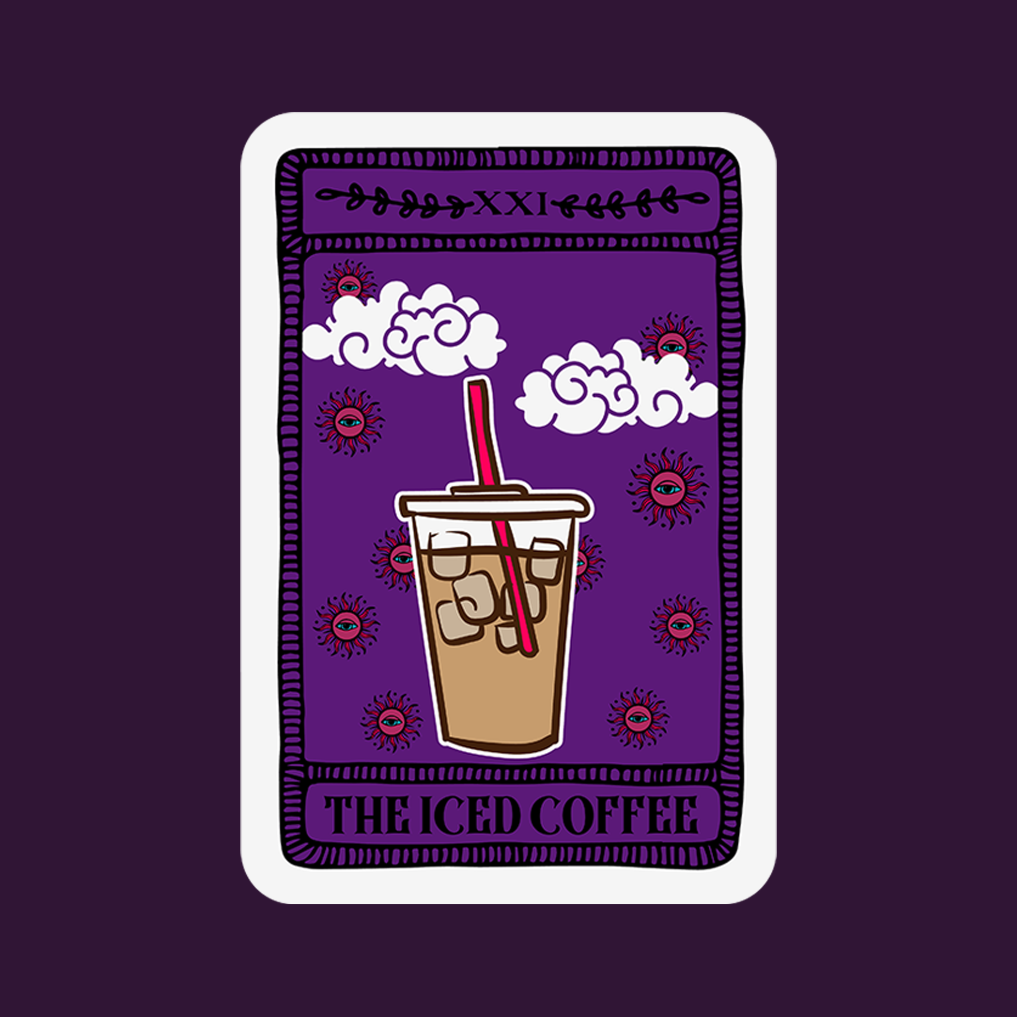 Mystic Coffee Card (Oversized T-Shirt)